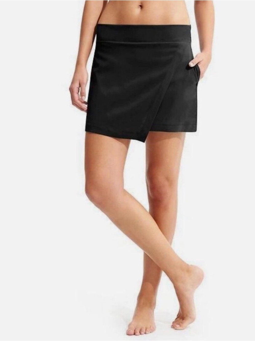 Derek Lam 10C x Athleta Women's Black Envelope City Skort  M